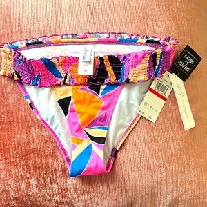 NWT XS Salt + Cove Neon Geometric Bikini Bottoms